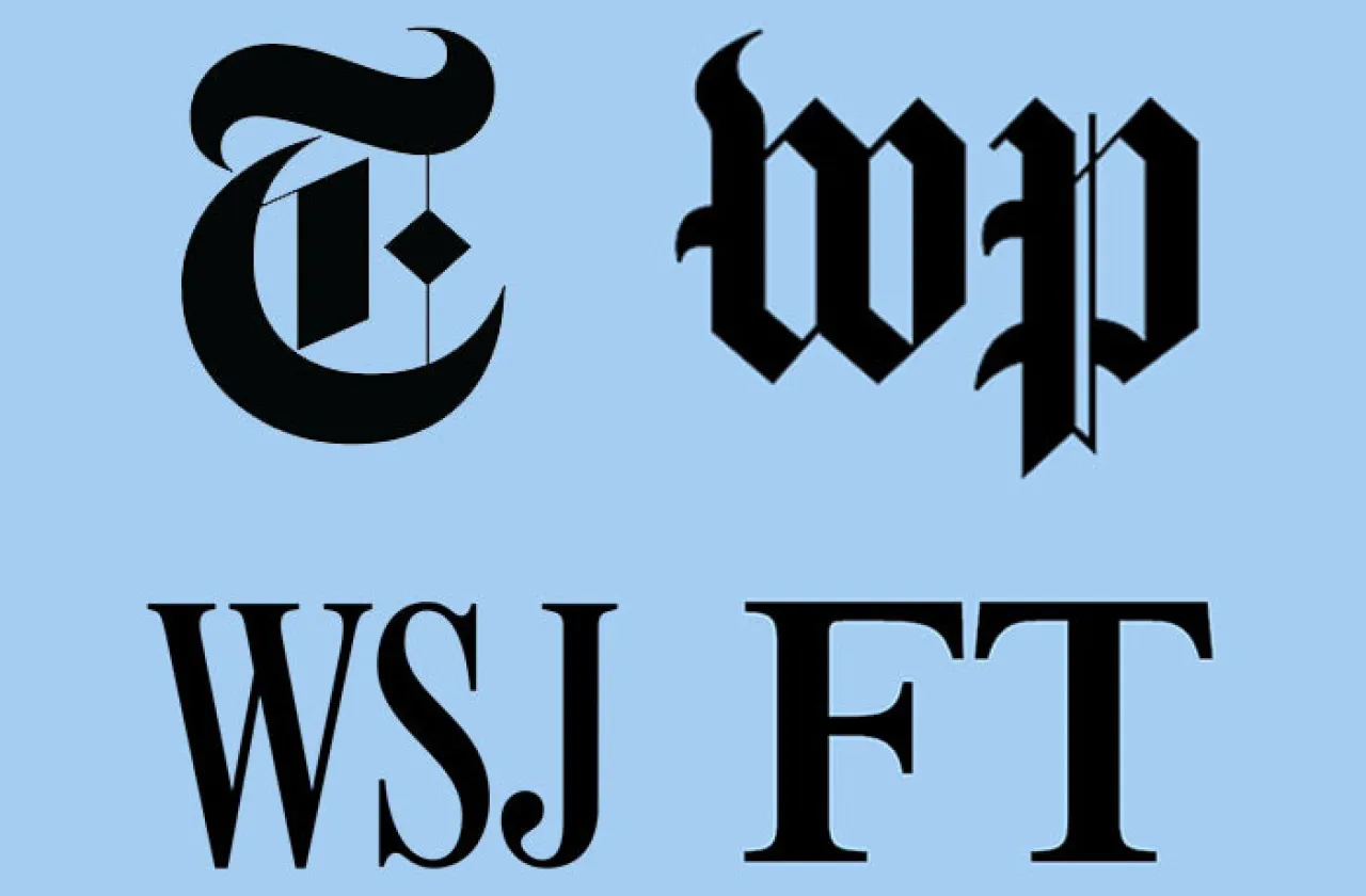 Newspapers logos