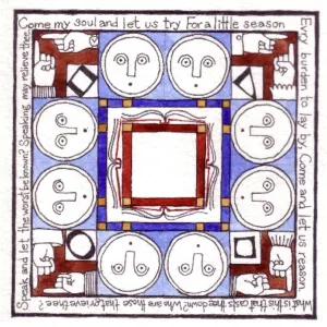 Shape note signing artwork