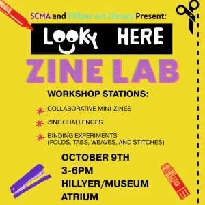 "Looky Here" Zine Lab poster