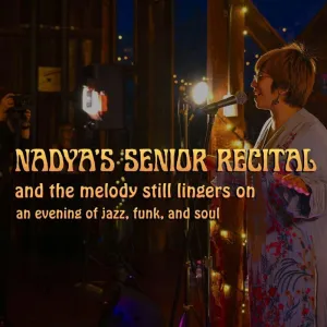 Nadya's Senior Recital poster