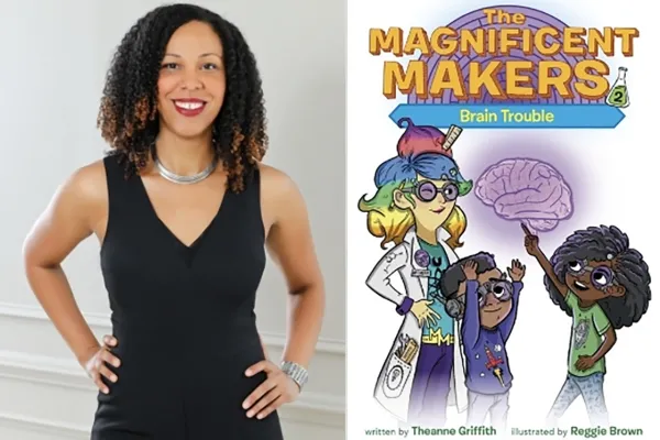 Author Theanne Griffith and book cover