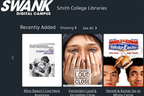 Swank Digital Campus recently added films