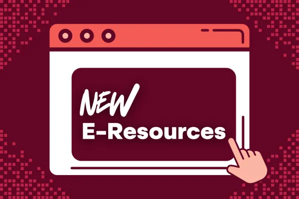 New E-Resources graphic