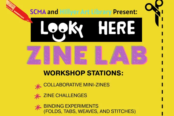 "Looky Here" Zine Lab poster