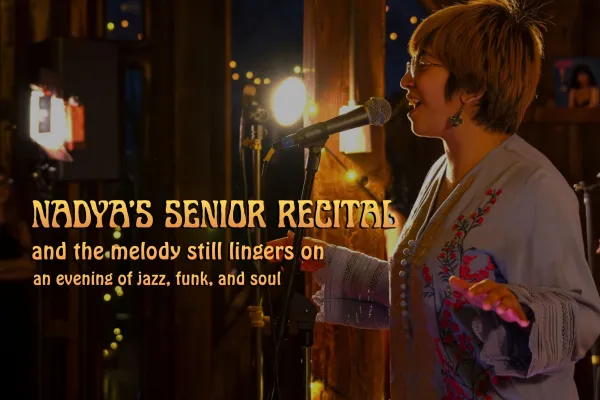 Nadya's Senior Recital poster