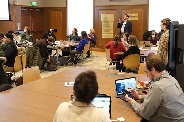 Smith faculty and staff attending Teaching Arts Lunch