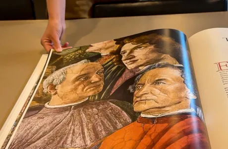 Photograph of a page from "The Sistine Chapel"