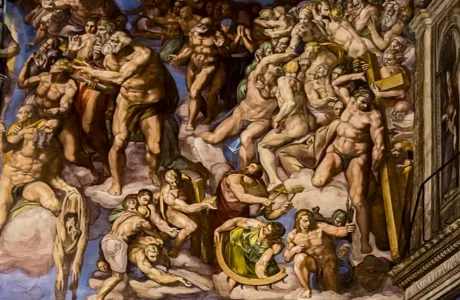 Photograph of a page from "The Sistine Chapel"