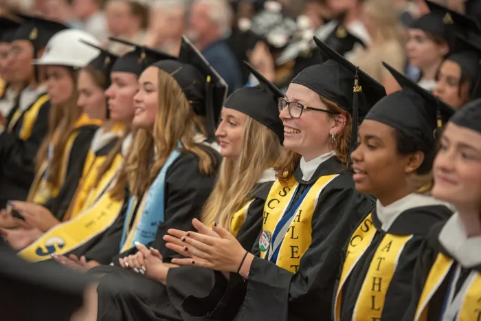 Students at Commencement