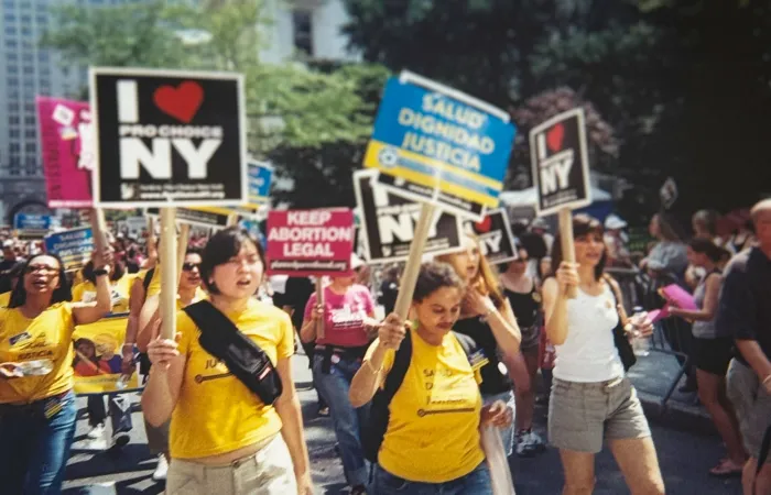 National Latina Institute for Reproductive Justice poster and photographs