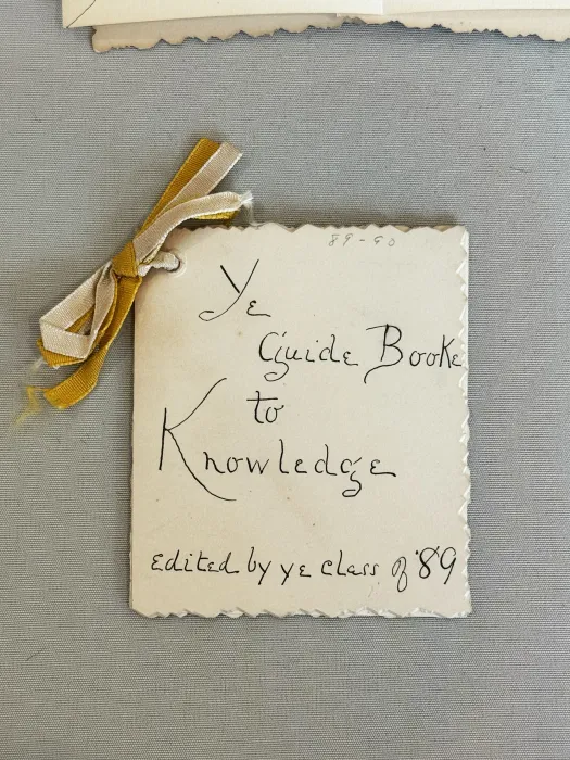 Ye Guide Book to Knowledge, class of 1989