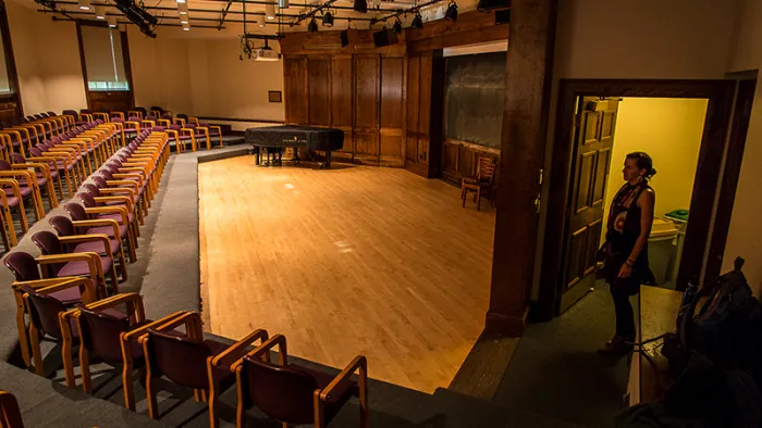 Earle Recital Hall interior