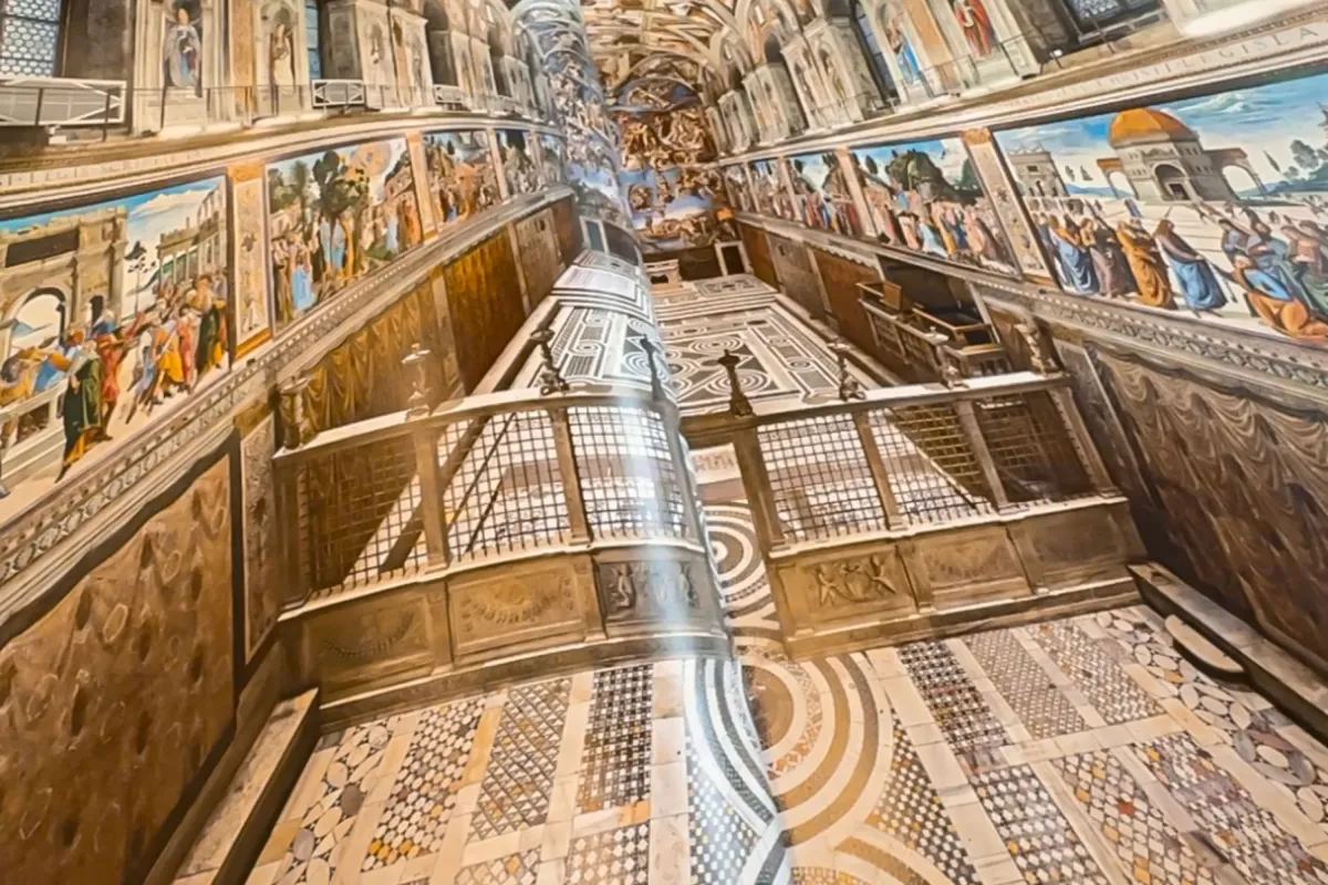 Photograph of a page from "The Sistine Chapel"