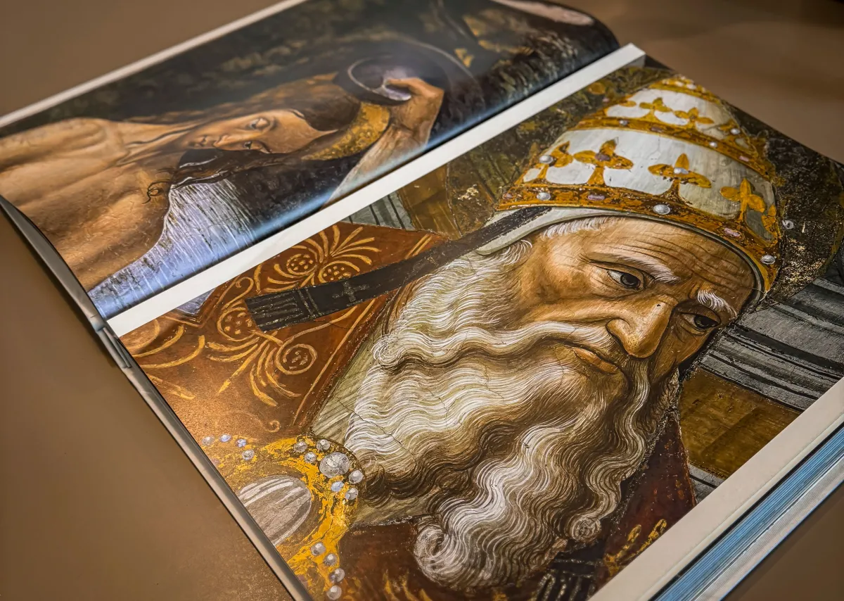 Photograph of a page from "The Sistine Chapel"