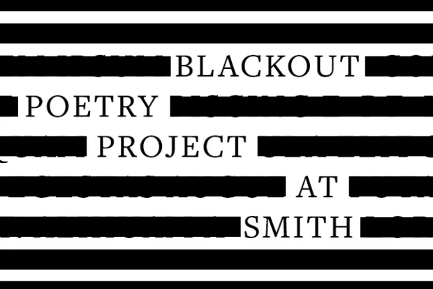 Blackout Poetry Project at Smith